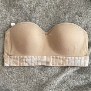 PINK Victoria’s Secret strapless wireless bra